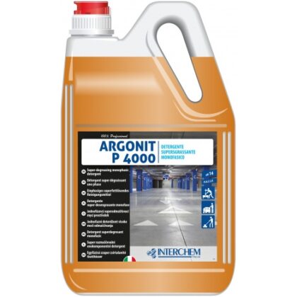 Argonit P 4000 – nepěnivý odmašťující detergent pro očistu podlah 5kg
