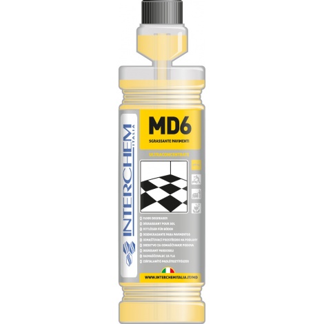 MD6 - Super koncentrovaný odmašťovač podlah, 1l 3